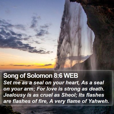 Song of Solomon 8:6 WEB Bible Verse Image