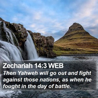 Zechariah 14:3 WEB Bible Verse Image