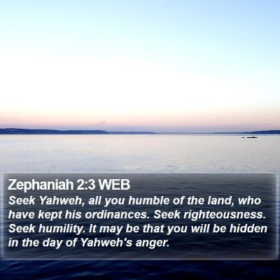 Zephaniah 2:3 WEB Bible Verse Image