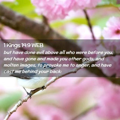 Picture 02 - 1 Kings 14:9 WEB - but have done evil above all who were before you, - Bible Verse Picture