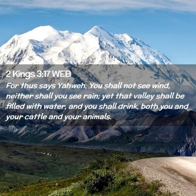 Picture 02 - 2 Kings 3:17 WEB - For thus says Yahweh, You shall not see wind, - Bible Verse Picture
