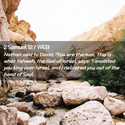 Picture 02 - 2 Samuel 12:7 WEB - Nathan said to David, 