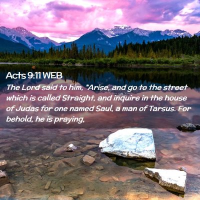 Picture 02 - Acts 9:11 WEB - The Lord said to him, 