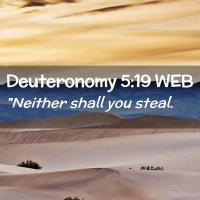 Picture 02 - Deuteronomy 5:19 WEB - 