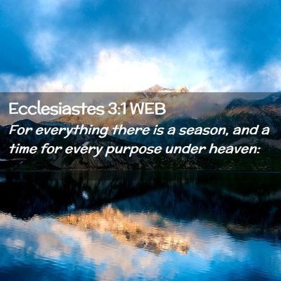 Picture 02 - Ecclesiastes 3:1 WEB - For everything there is a season, and a time for - Bible Verse Picture