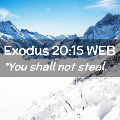 Picture 02 - Exodus 20:15 WEB - 