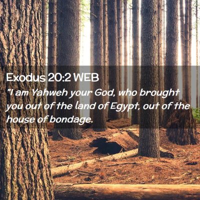Picture 02 - Exodus 20:2 WEB - 