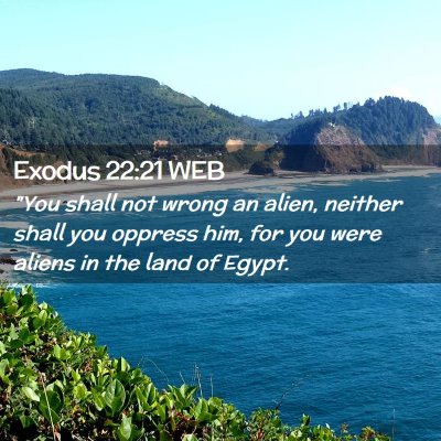 Picture 02 - Exodus 22:21 WEB - 