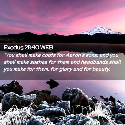 Picture 02 - Exodus 28:40 WEB - 