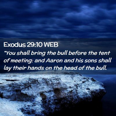 Picture 02 - Exodus 29:10 WEB - 
