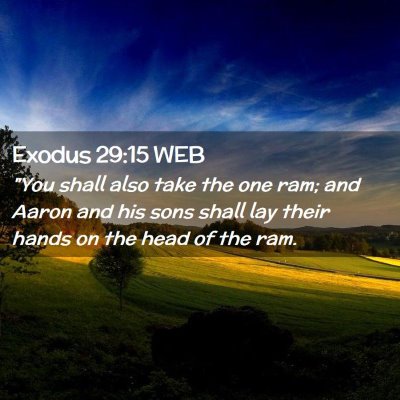 Picture 02 - Exodus 29:15 WEB - 