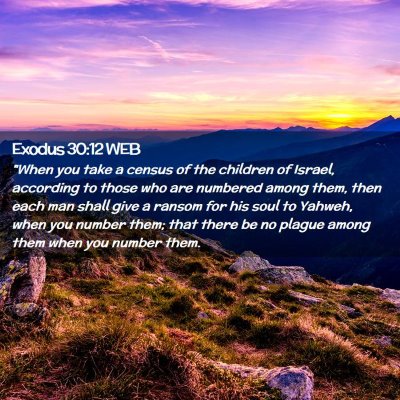 Picture 02 - Exodus 30:12 WEB - 