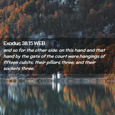Picture 02 - Exodus 38:15 WEB - and so for the other side: on this hand and that - Bible Verse Picture