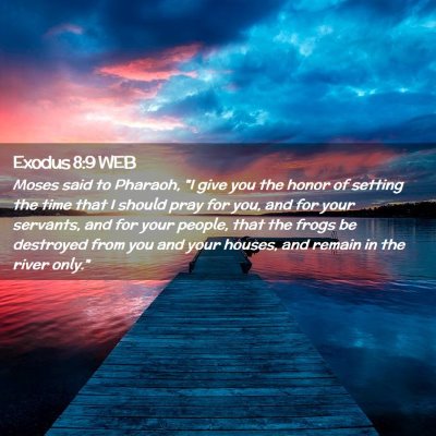 Picture 02 - Exodus 8:9 WEB - Moses said to Pharaoh,