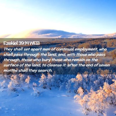 Picture 02 - Ezekiel 39:14 WEB - They shall set apart men of continual employment, - Bible Verse Picture