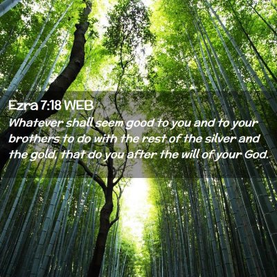 Picture 02 - Ezra 7:18 WEB - Whatever shall seem good to you and to your - Bible Verse Picture