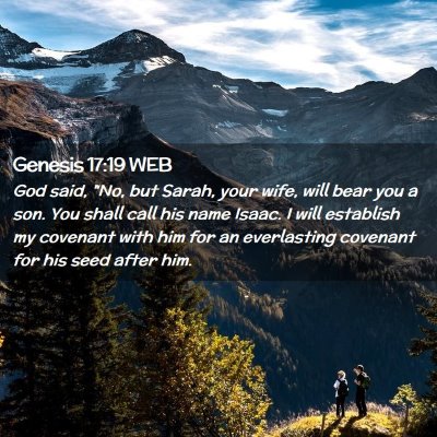 Picture 02 - Genesis 17:19 WEB - God said, 