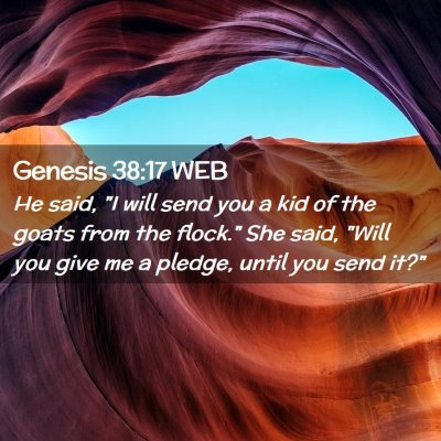 Picture 02 - Genesis 38:17 WEB - He said, 