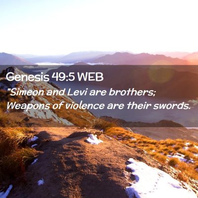 Picture 02 - Genesis 49:5 WEB - 