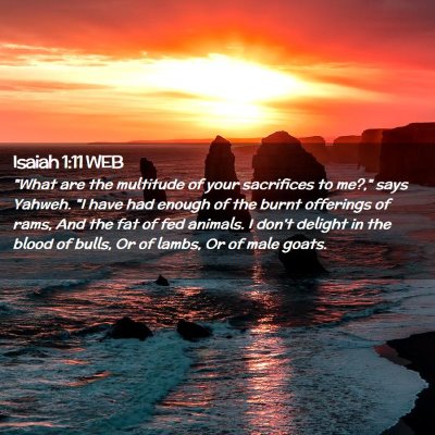 Picture 02 - Isaiah 1:11 WEB - 
