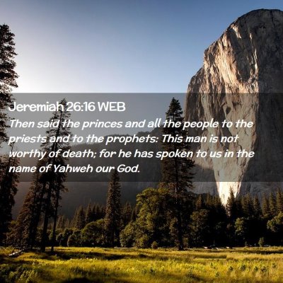 Picture 02 - Jeremiah 26:16 WEB - Then said the princes and all the people to the - Bible Verse Picture