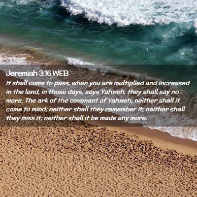 Picture 02 - Jeremiah 3:16 WEB - It shall come to pass, when you are multiplied - Bible Verse Picture