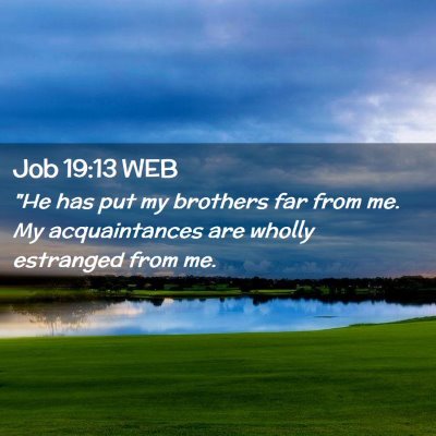Picture 02 - Job 19:13 WEB - 