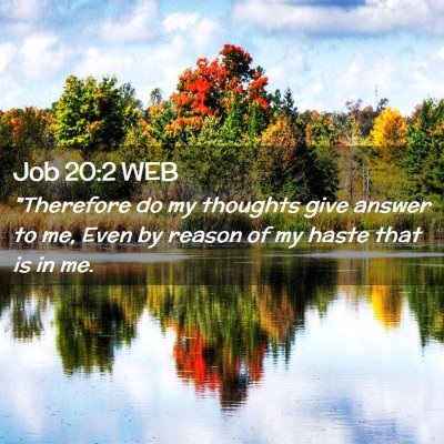 Picture 02 - Job 20:2 WEB - 