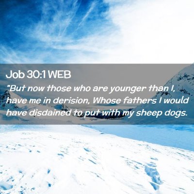 Picture 02 - Job 30:1 WEB - 