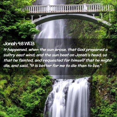 Picture 02 - Jonah 4:8 WEB - It happened, when the sun arose, that God - Bible Verse Picture