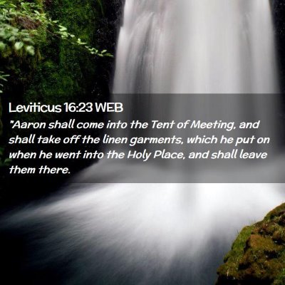 Picture 02 - Leviticus 16:23 WEB - 