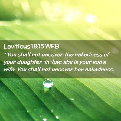 Picture 02 - Leviticus 18:15 WEB - 