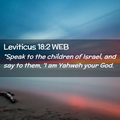 Picture 02 - Leviticus 18:2 WEB - 