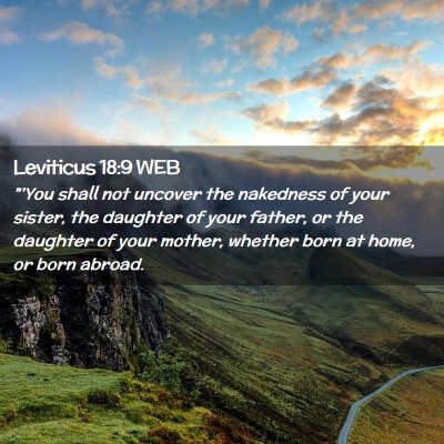 Picture 02 - Leviticus 18:9 WEB - 