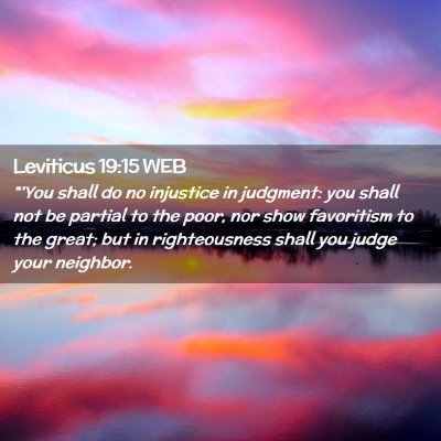Picture 02 - Leviticus 19:15 WEB - 