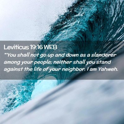 Picture 02 - Leviticus 19:16 WEB - 