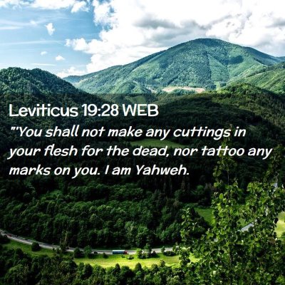 Picture 02 - Leviticus 19:28 WEB - 