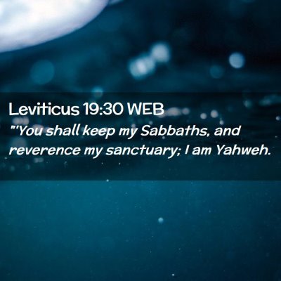 Picture 02 - Leviticus 19:30 WEB - 