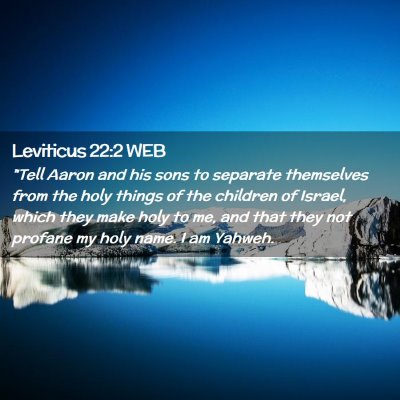 Picture 02 - Leviticus 22:2 WEB - 