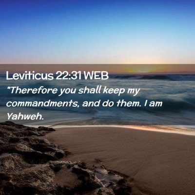 Picture 02 - Leviticus 22:31 WEB - 