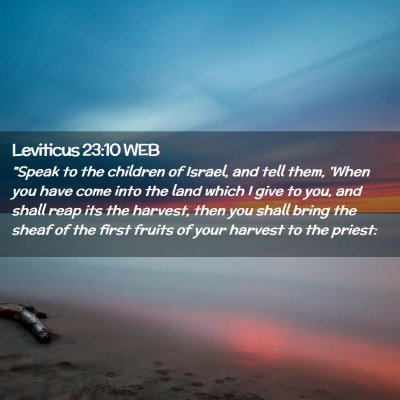 Picture 02 - Leviticus 23:10 WEB - 