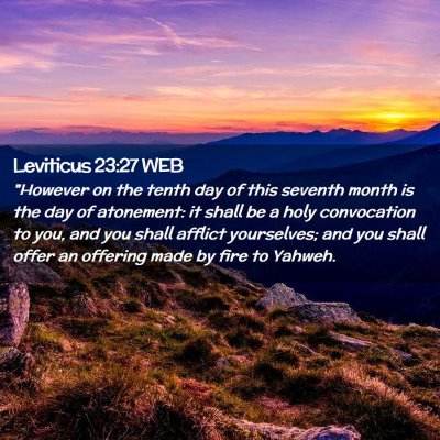 Picture 02 - Leviticus 23:27 WEB - 