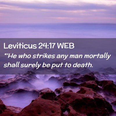 Picture 02 - Leviticus 24:17 WEB - 