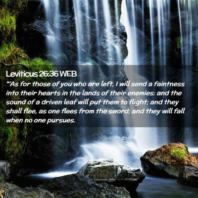 Picture 02 - Leviticus 26:36 WEB - 