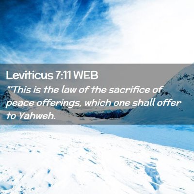 Picture 02 - Leviticus 7:11 WEB - 