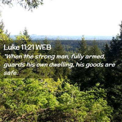 Picture 02 - Luke 11:21 WEB - 
