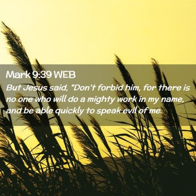 Picture 02 - Mark 9:39 WEB - But Jesus said, 