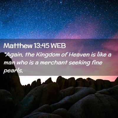 Picture 02 - Matthew 13:45 WEB - 