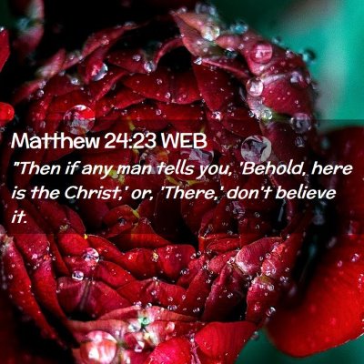 Picture 02 - Matthew 24:23 WEB - 