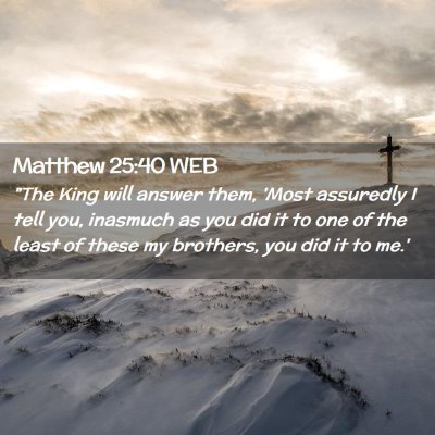 Picture 02 - Matthew 25:40 WEB - 